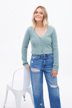 Fuzzy Mohair Button-Down Cardigan thumbnail 8
