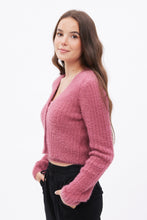 Fuzzy Mohair Button-Down Cardigan thumbnail 13