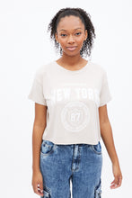 Super Soft Aéropostale New York 87 Graphic Boxy Crop Tee thumbnail 2
