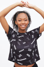 AERO All-Over Print Super Soft Graphic Boxy Crop Tee thumbnail 2