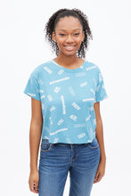 AERO All-Over Print Super Soft Graphic Boxy Crop Tee thumbnail 1