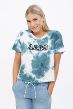 Super Soft AERO Tie Dye Graphic Boxy Crop Tee thumbnail 1