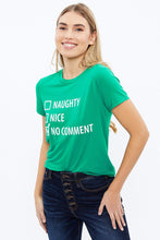 Super Soft Naughty or Nice Classic Graphic Tee thumbnail 2