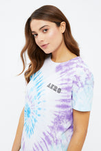 T-shirt de coupe garçonne noué-teint à imprimé AÉRO thumbnail 3