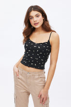 AERO Lettuce Edge Flower Print Camisole thumbnail 2
