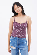 AERO Lettuce Edge Flower Print Camisole thumbnail 1