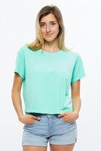 T-shirt uni carré écourté thumbnail 2
