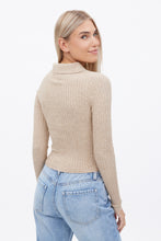 AERO Ribbed Button-Up Collar Long Sleeve Sweater thumbnail 8
