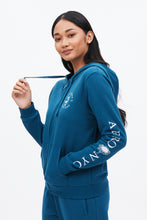 Aéropostale Floral Graphic Zip-Up Hoodie thumbnail 2