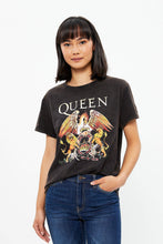 T-shirt ample teint-noué à imprimé QUEEN thumbnail 2