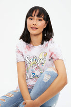 T-shirt ample teint-noué à imprimé Sailor Moon thumbnail 2
