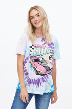 Tie Dye Hot Wheelz Graphic Boyfriend Tee thumbnail 1