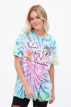 Tie Dye Tom And Jerry Graphic Oversize Tee thumbnail 1