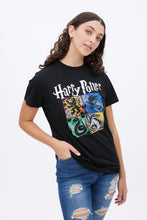 Harry Potter Hogwarts Houses Graphic Boyfriend Tee thumbnail 1
