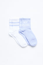 Slogan Graphic Demi Crew Socks 2-Pack thumbnail 1