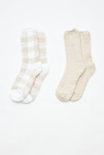 AERO Plaid And Solid Crew Socks 2-Pack thumbnail 5