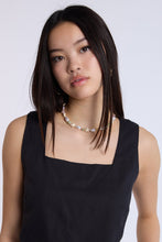 Linen-Blend Sleeveless Top thumbnail 3