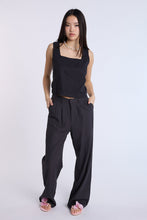 Linen-Blend Sleeveless Top thumbnail 5