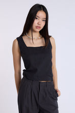 Linen-Blend Sleeveless Top thumbnail 2