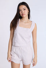 Linen-Blend Sleeveless Top thumbnail 6