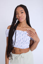 Off-Shoulder Smocked Top thumbnail 1