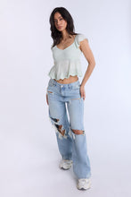 Eyelet Flutter Sleeve Babydoll Top thumbnail 12