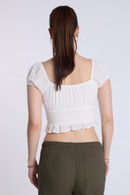 Off-Shoulder Smocked Top thumbnail 8