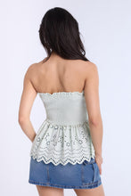 Eyelet Smocked Top thumbnail 5