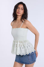 Eyelet Smocked Top thumbnail 2