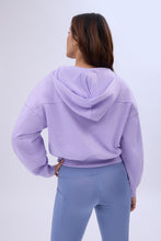 Mock Neck Half-Zip Hooded Sweatshirt thumbnail 3