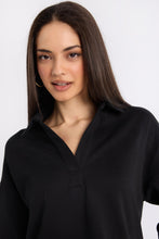 Long Sleeve Polo Sweatshirt thumbnail 7