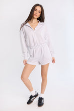 Zip-Up Fleece Long Sleeve Mock Neck Romper thumbnail 15