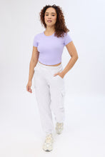 Jogger cargo taille haute thumbnail 4