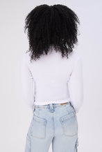 Long Sleeve Crew Neck Baby Tee thumbnail 20
