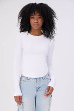 Long Sleeve Crew Neck Baby Tee thumbnail 17