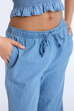 Chambray High Rise Wide Leg Pants thumbnail 5