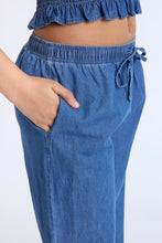Chambray High Rise Wide Leg Pants thumbnail 8