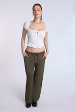 Linen-Blend Pull-On Wide Leg Pants thumbnail 16