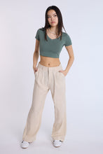 Linen-Blend Tailored Pants thumbnail 4