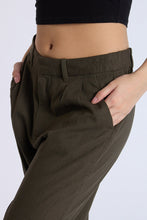 Linen-Blend Tailored Pants thumbnail 15