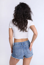 High Rise Curvy Denim Shorty thumbnail 3