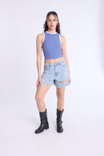 Super High Rise Comfort Waistband Baggy Denim Shorts thumbnail 3