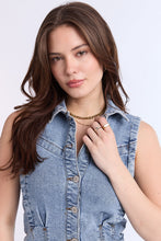 Collared Button-Front Denim Mini Dress thumbnail 2