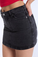 High Rise Denim Mini Skirt thumbnail 2