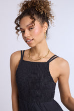 Linen-Blend Smocked Wide Leg Jumpsuit thumbnail 8