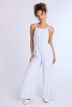 Linen-Blend Smocked Wide Leg Jumpsuit thumbnail 16