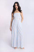 Linen-Blend Strapless Smocked Jumpsuit thumbnail 12