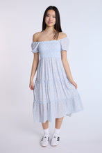 Puff Sleeve Smocked Tiered Maxi Dress thumbnail 13