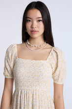 Puff Sleeve Smocked Tiered Maxi Dress thumbnail 6
