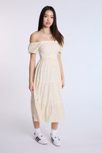 Puff Sleeve Smocked Tiered Maxi Dress thumbnail 5